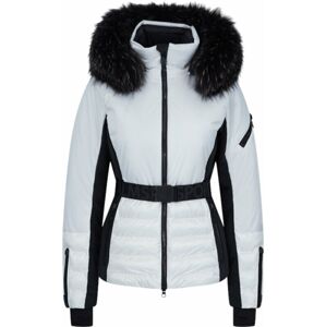 Sportalm Oxford Womens Jacket with Fur Optical White 36