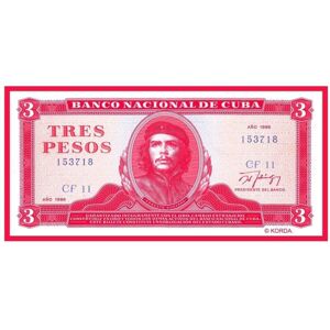 Che Guevara Tres Pesos Nášivka Červená