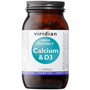 Viridian High Potency Calcium & D3 90 caps Kapsule