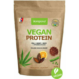 Kompava Vegan Protein Čokoláda-Pomaranč 525 g