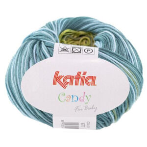 Katia Candy 677 Green/White/Blue