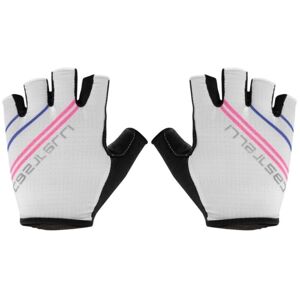 Castelli Dolcissima 2 W Gloves Ivory/Pink Fluo XS