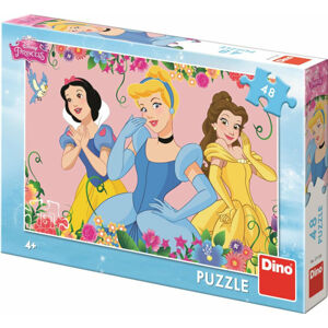Dino Puzzle Kvitnúce princezné 48 dielov