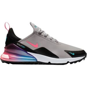 Nike Air Max 270 G Mens Golf Shoes Atmosphere Grey/Hot Punch/White/Black US 8