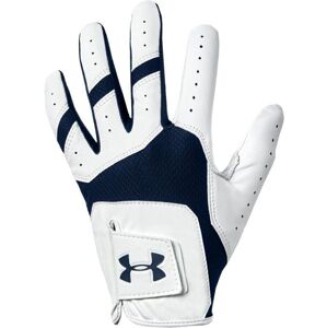Under Armour Iso-Chill Mens Golf Glove White/Navy Left Hand for Right Handed Golfers S