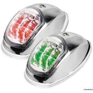 Osculati Evoled navigation lights polished Stainless Steel body L + R