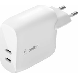 Belkin Dual USB-C PD Wall Charger WCB006vfWH