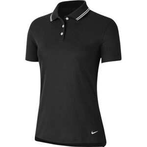 Nike Dri-Fit Victory Womens Polo Shirt Black/White/White XL
