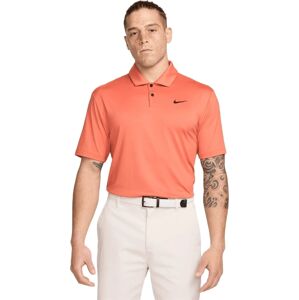 Nike Dri-Fit Tour Solid Mens Polo Madder Root/Black L