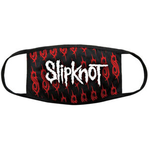 Slipknot White Logo & Sigils Hudobné rúško