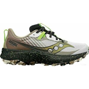 Saucony Endorphin Edge Mens Shoes Fog/Black 45 Trailová bežecká obuv
