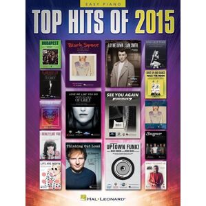 Hal Leonard Top Hits of 2015 - Easy Piano Piano Noty