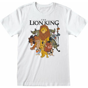Lion King Tričko Vintage Group Biela S