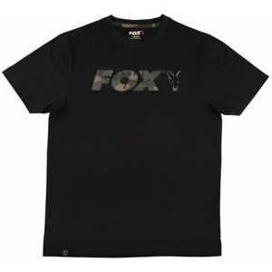 Fox Fishing Tričko Logo T-Shirt Black/Camo L