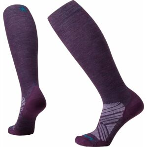 Smartwool Women's Ski Zero Cushion OTC Socks Purple Iris S Lyžiarske ponožky