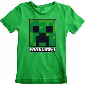 Minecraft Tričko Creeper Face Zelená 5 - 6 rokov