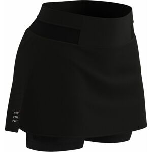 Compressport Performance Skirt W Black S Bežecké kraťasy
