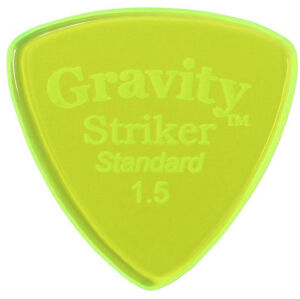 Gravity Picks GSRS15P Striker Standard 1.5mm Polished Fluorescent Green