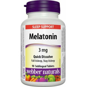 Webber Naturals Melatonin 90 tabs Tablety