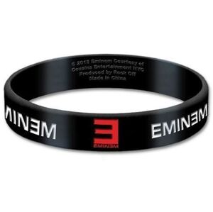 Eminem Logo Náramok Čierna