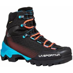 La Sportiva Dámske outdoorové topánky Aequilibrium ST Woman GTX Black/Hibiscus 40,5