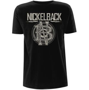 Nickelback Tričko Logo Circle Čierna 2XL