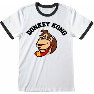 Nintendo Donkey Kong Tričko Donkey Kong Circle Biela-Čierna L