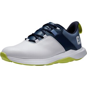 Footjoy ProLite Mens Golf Shoes White/Navy/Lime 46