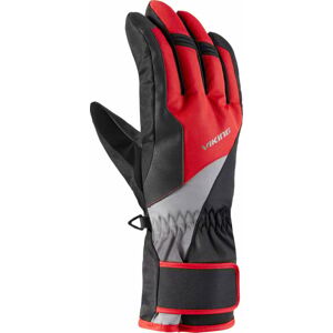 Viking Santo Gloves Black/Red 10 Lyžiarske rukavice