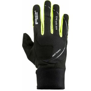 R2 Blizzard Gloves Black/Neon Yellow 2XL Lyžiarske rukavice