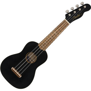 Fender Venice WN BK Sopránové ukulele Čierna