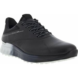 Ecco S-Three Mens Golf Shoes Black/Concrete/Black 41