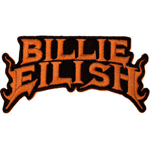 Billie Eilish Flame Nášivka Oranžová
