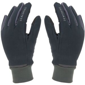 Sealskinz Waterproof All Weather Lightweight Glove with Fusion Control Black/Grey L Cyklistické rukavice