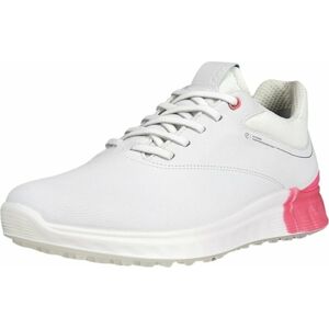 Ecco S-Three Womens Golf Shoes White/Bubblegum 36