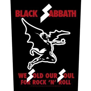 Black Sabbath We Sold Our Souls Nášivka Červená-Čierna