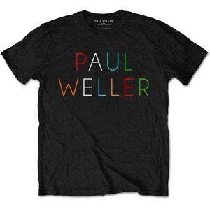 Paul Weller Tričko Multicolour Logo Čierna XL