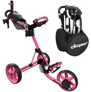 Clicgear Model 4.0 SET Soft Pink Manuálny golfový vozík