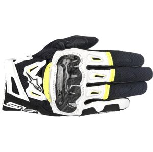 Alpinestars SMX-2 Air Carbon V2 Gloves Black/White/Yellow Fluo M Rukavice