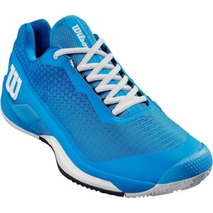 Wilson Rush Pro 4.0 Clay Mens Tennis Shoe French Blue/White/Navy Blazer 43 1/3 Pánska tenisová obuv