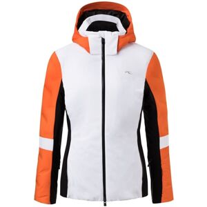 Kjus Formula Womens Ski Jacket White/Kjus Orange 36