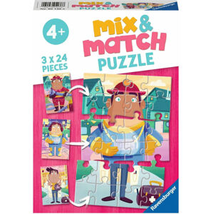 Ravensburger Puzzle Mix & Match Puzzle Moja obľúbená práca 3 x 24 dielov