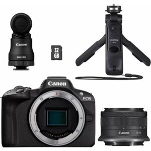 Canon EOS R50 + RF-S 18-45 - Creator Kit Black