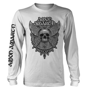 Amon Amarth Tričko Grey Skull White XL