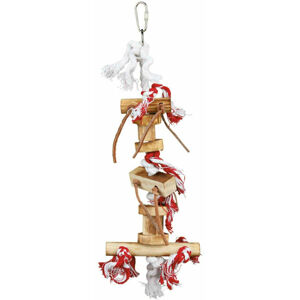 Trixie Toy With Rope And Leather Hračka pre vtáky 35 cm