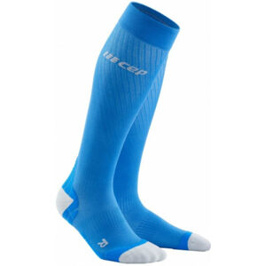 CEP WP50KY Compression Tall Socks Ultralight Blue-Light Grey III