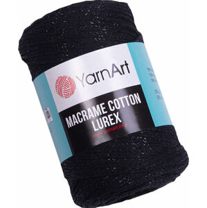 Yarn Art Macrame Cotton Lurex 2 mm 722 Black