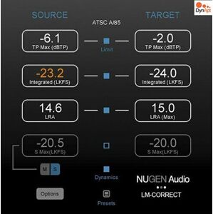 Nugen Audio LM-Cor w DynApt (Extension) (Digitálny produkt)