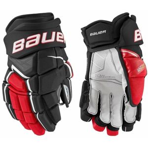 Bauer Hokejové rukavice S21 Supreme Ultrasonic INT 12 Čierna-Biela