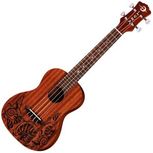 Luna Lizard Koncertné ukulele Lizard/Leaf design